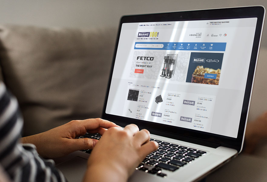 EFMCO E Commerce Website Homepage